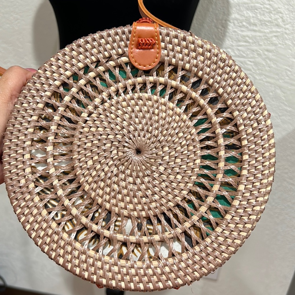 Bali Rattan Bag Crossbody